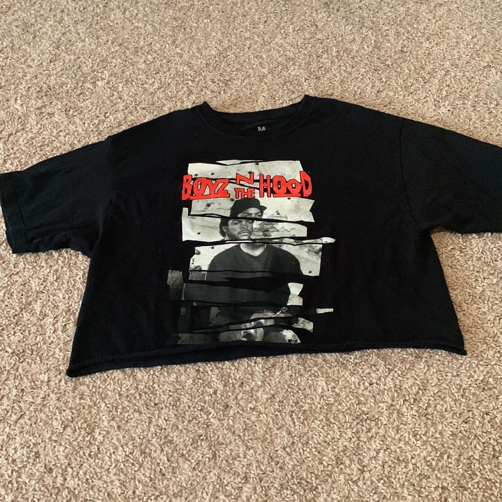 Black crop top
